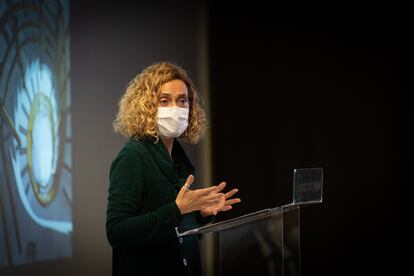 La presidenta del Congreso de los Diputados y exministra, Meritxell Batet, en un acto el pasado 19 de enero.