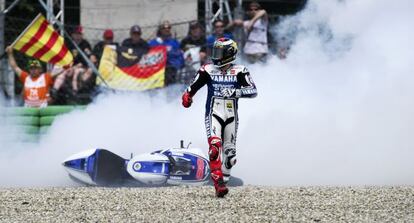 Jorge Lorenzo en el Gran Premio de Holanda.