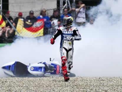 Jorge Lorenzo en el Gran Premio de Holanda.