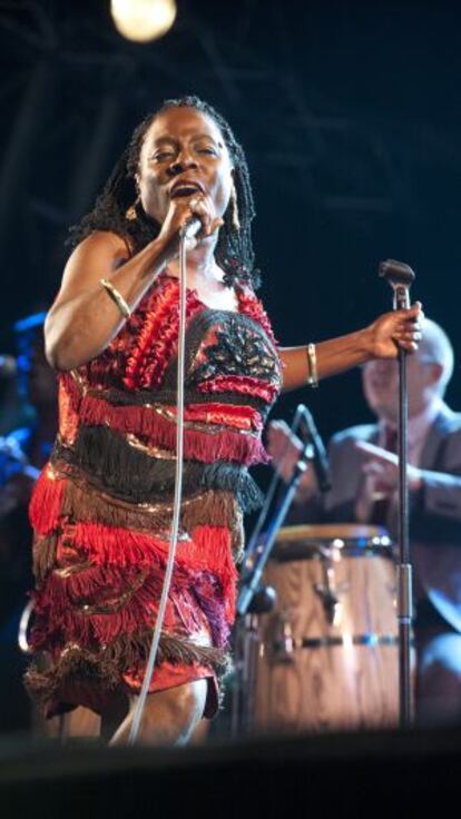 Sharon Jones, en el Cru&iuml;lla de Cultures.