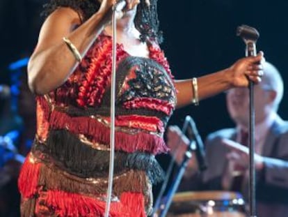 Sharon Jones, en el Cru&iuml;lla de Cultures.