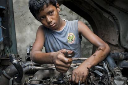 Niño trabajador.