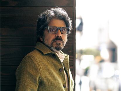 Pankaj Mishra retratod en Londres , Febrero 2025