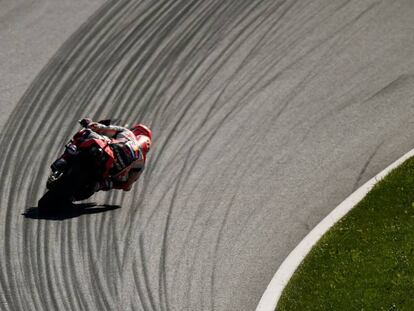 Marc Márquez, durante la sesión de clasificación en el circuito de Spielberg.