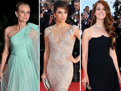 Al detalle los looks de Diane Kruger, Eva Longoria y Lana del Rey en Cannes