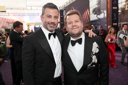 Jimmy Kimmel y James Corden.