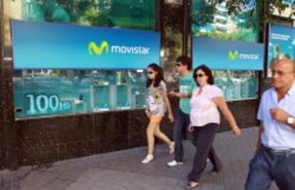 Tienda de Movistar en Madrid.
