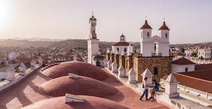 Vistas desde el monasterio de San Felipe Neri, en Sucre (Bolivia). 