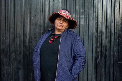 Lourdes Huanca Atencio, activista feminista, indígena y campesina de Perú, en Madrid el 20 de enero de 2023.