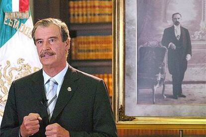 El presidente Vicente Fox se dirige a los mexicanos por televisión el miércoles por la noche.
