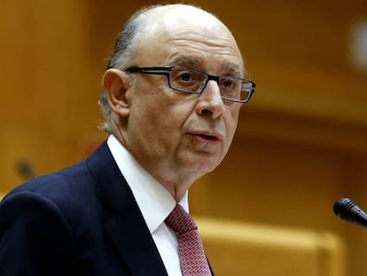 El ministro de Hacienda y Administraciones P&uacute;blicas, Crist&oacute;bal Montoro. 