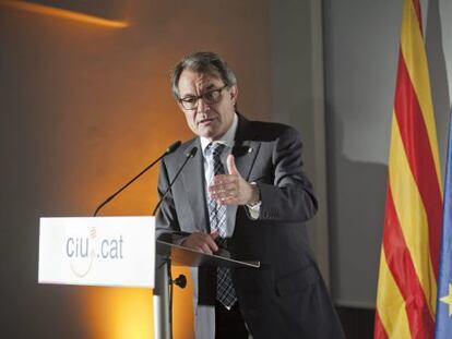 El president de la Generalitat i de CiU, Artur Mas.