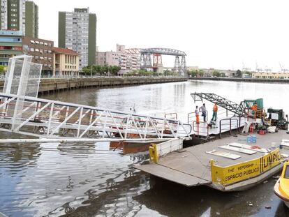 Vista de la cuenca Matanza-Riachuelo en Buenos Aires.