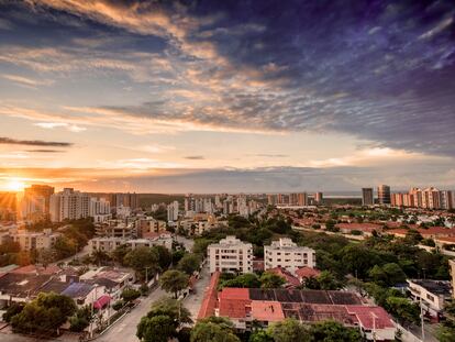 Vista aérea de la ciudad de Barranquilla (Colombia), sede por esta semana de la iniciativa 'Ruta Regiones' de PRISA Media.