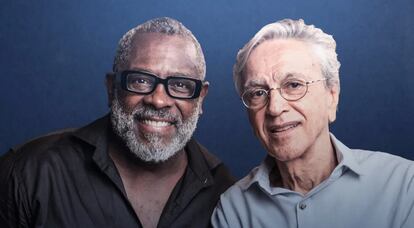 Kleber Lucas y Caetano Veloso.