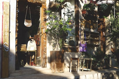 Barrio de estilo europeo de Neve Tzedek, rehabilitados y convertidos en pequeñas boutiques.