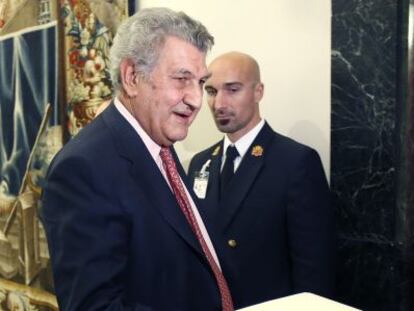 El presidente del Congreso Jes&uacute;s Posada en una reuni&oacute;n de la Mesa del Congreso de los Diputados.
 