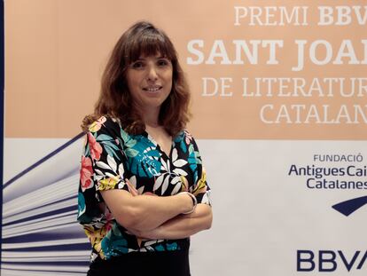 La escritora catalana Alba Gómez Gabriel gana la 44ª edición Premio BBVA Sant Joan de literatura catalana.