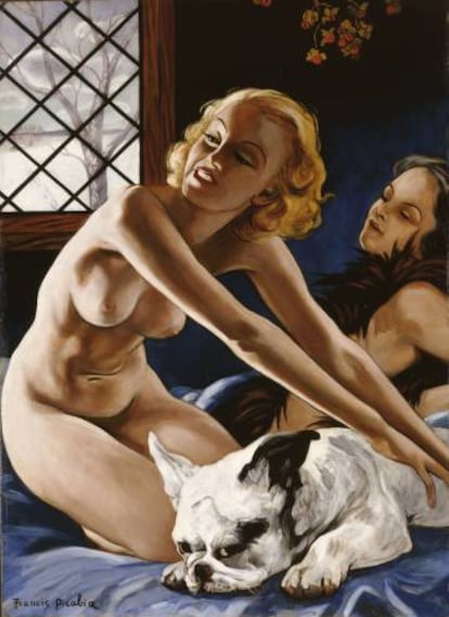 'Femme e sa bulldog', de Picabia.