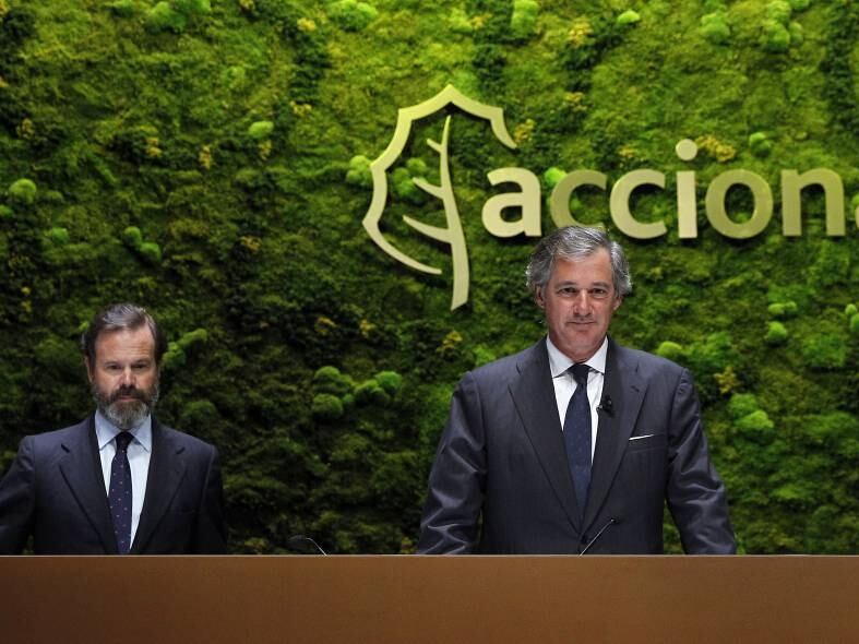 Juan Ignacio (vicepresidente) y José Manuel Entrecanales (presidente).