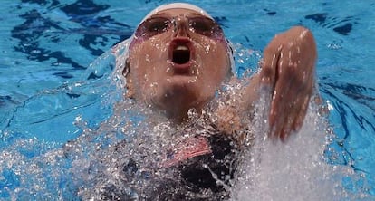 Missy Franklin, en las series de los 200 espalda