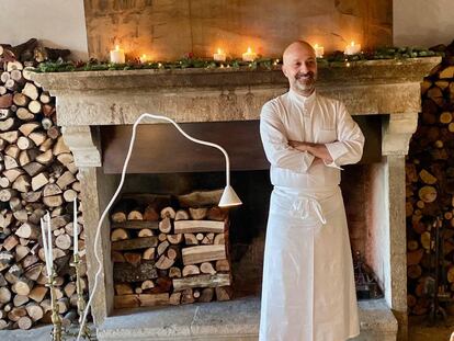 Niko Romito, en su restaurante Reale.