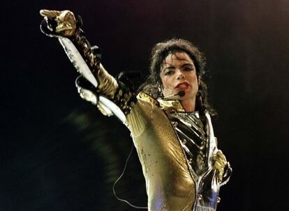 Michael Jackson, en un concierto en Viena, en julio de 1997.