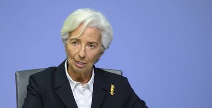 Christine Lagarde, presidenta del BCE