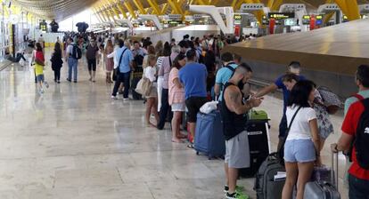 El aeropuerto Adolfo Su&aacute;rez Madrid-Barajas, que gestiona AENA. 
 