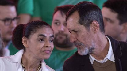 Marina Silva e Eduardo Jorge, em Brasília.