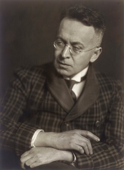 Un retrat de Karl Kraus (1874-1936).