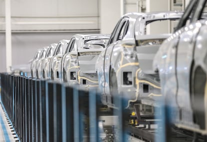 Producción de coches eléctricos de la marca Togg en Bursa, Turquía.