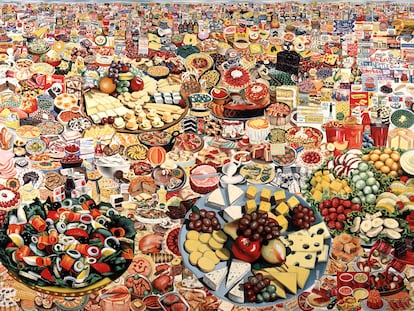 'Foodscape' (1964), del artista pop islandés Erró.