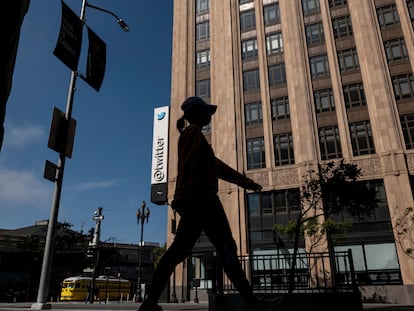 Las oficinas centrales de Twitter en San Francisco, California.