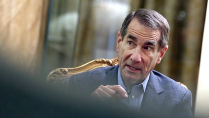 Alan Solomont, exembajador de EEUU en España, el pasado lunes en Madrid.