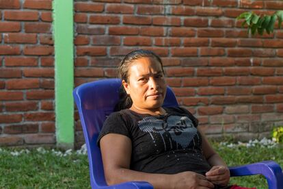 Ena Vinda Munguía descansa en la casa de Mujeres Libres.
