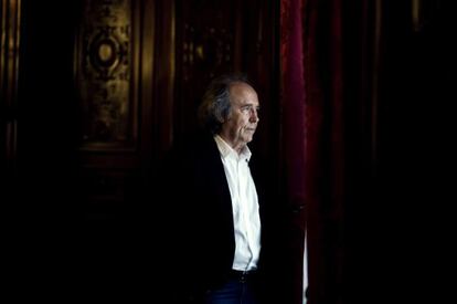 Joan Manuel Serrat, ahir dimarts a la Casa d'Amèrica, a Madrid.