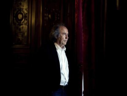 Joan Manuel Serrat, ahir dimarts a la Casa d'Amèrica, a Madrid.