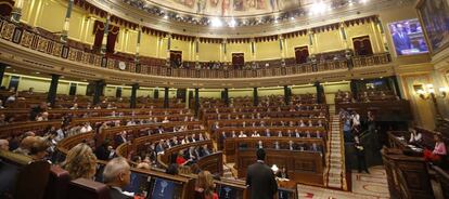 GRA009. MADRID, 17/05/2017.- Vista general del hemiciclo del Congreso de los Diputados. EFE/Javier Lizón