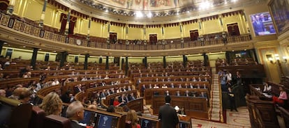 GRA009. MADRID, 17/05/2017.- Vista general del hemiciclo del Congreso de los Diputados. EFE/Javier Lizón