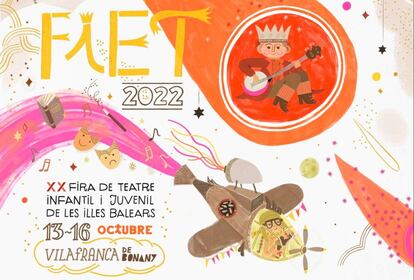Cartel de la última edición de la Fira de Teatre Infantil i Juvenil de les Illes Balears.