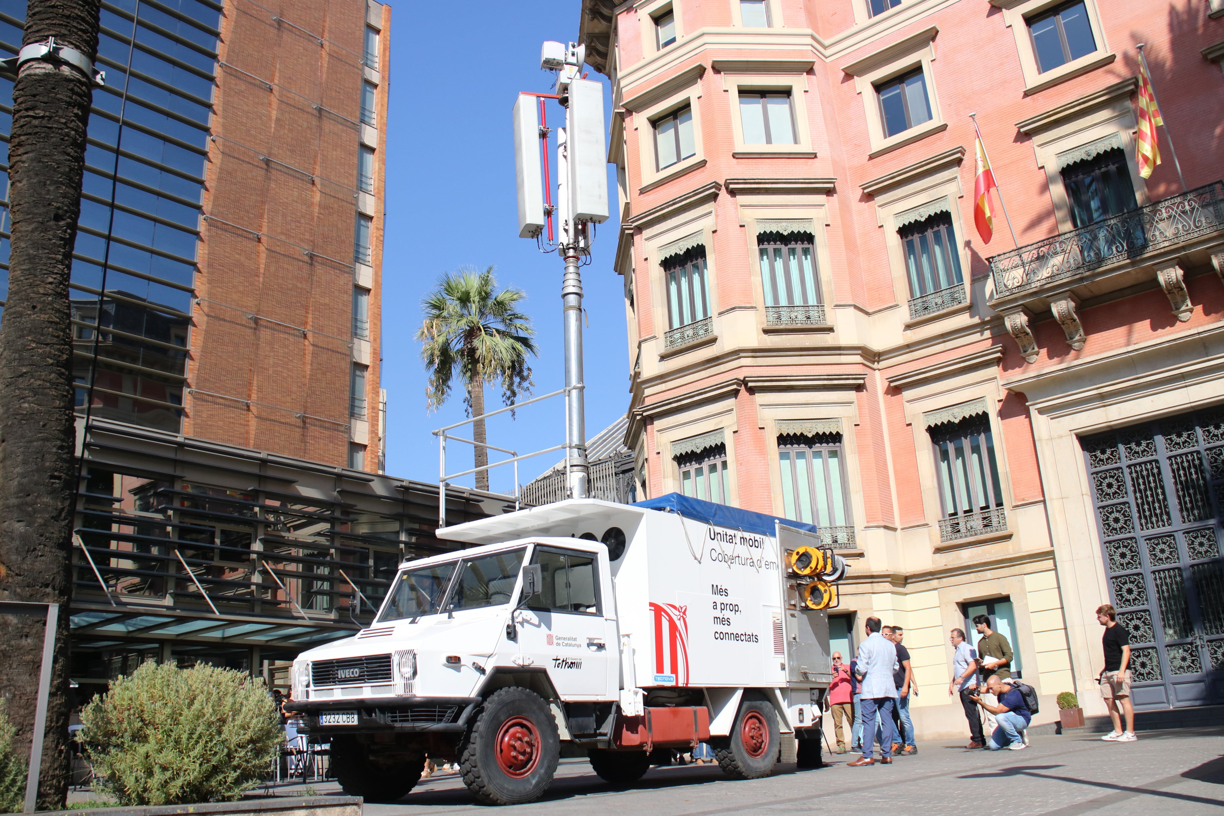 El Govern activa una unidad móvil para asegurar las comunicaciones durante emergencias