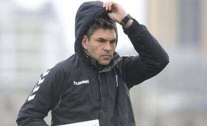 Mauricio Pellegrino, en un entrenamiento.