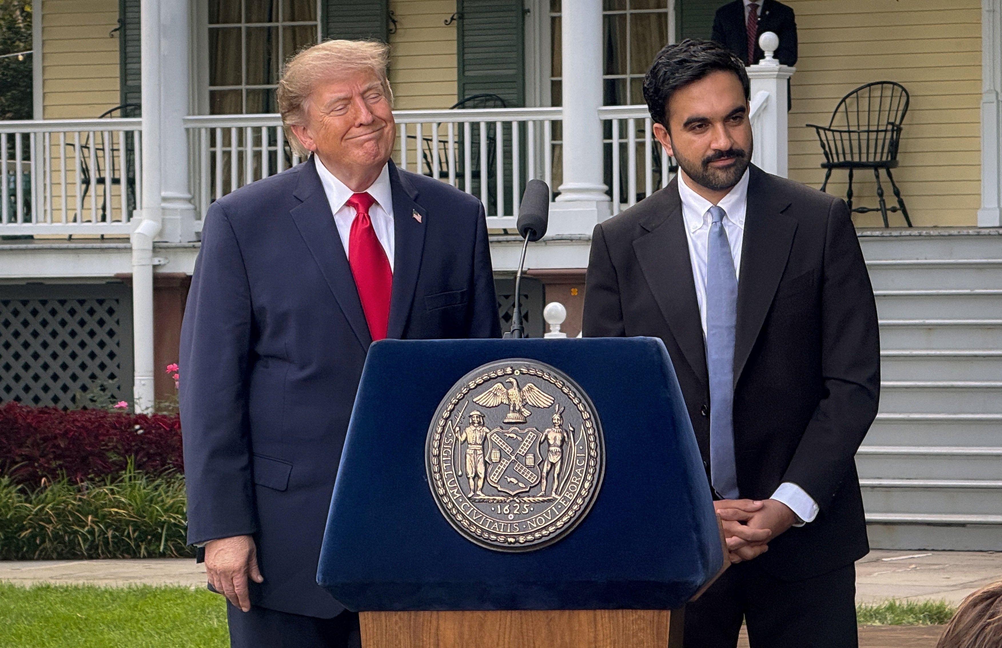Trump elogia a Mamdani en encuentro en la Mansión Gracie