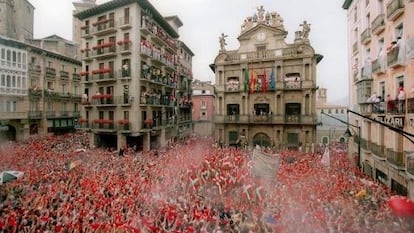 Los sanfermines comienzan con el tradicional chupinazo