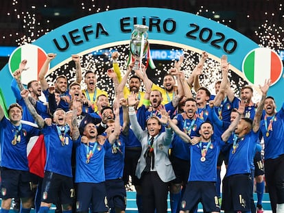 Eurocopa de fútbol 2020: la final entre Inglaterra e Italia, en imágenes
