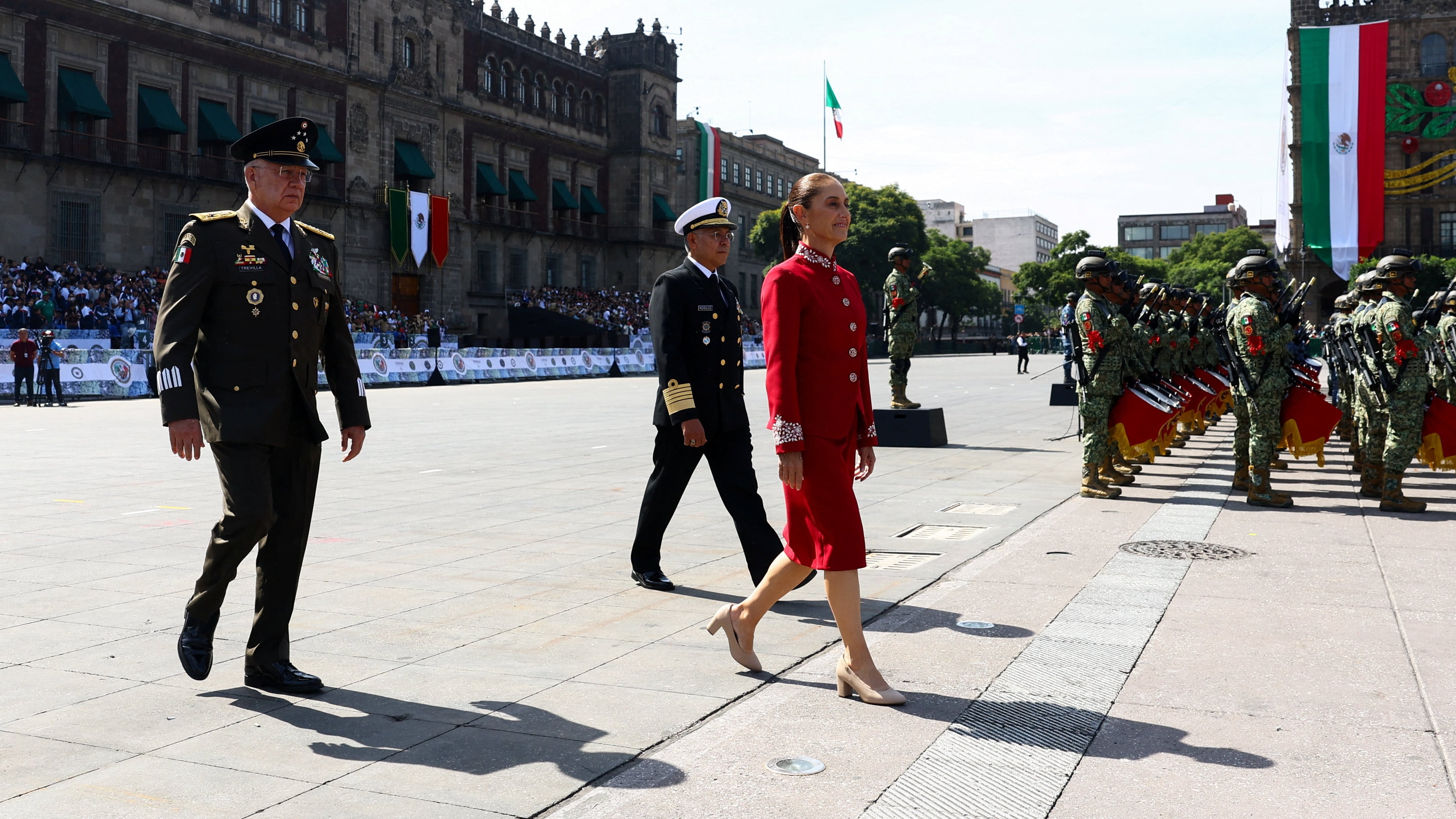 Desfile militar por la Independencia: Sheinbaum destaca el papel de las Fuerzas Armadas en la defensa de la soberanía nacional