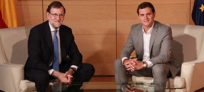 Mariano Rajoy y Albert Rivera.