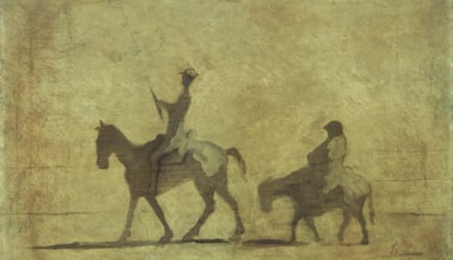 El &#039;Quijote&#039; en una ilustraci&oacute;n de Honor&eacute; Daumier.
