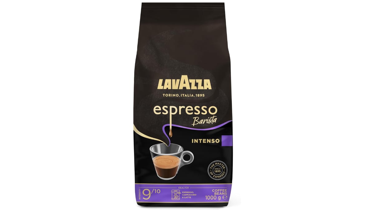 Café en grano natural tostado, de Lavazza.